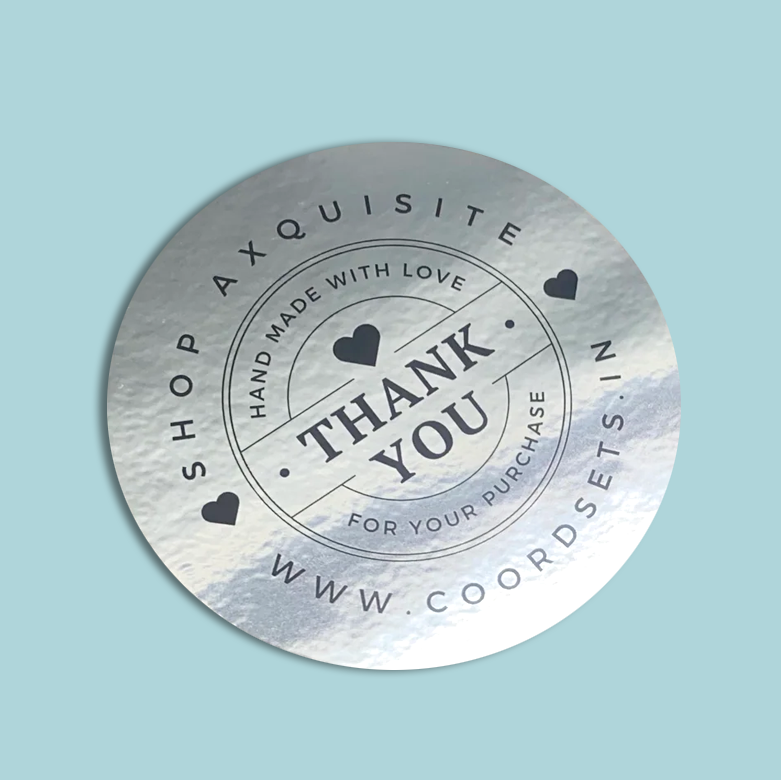 Silver  Sticker