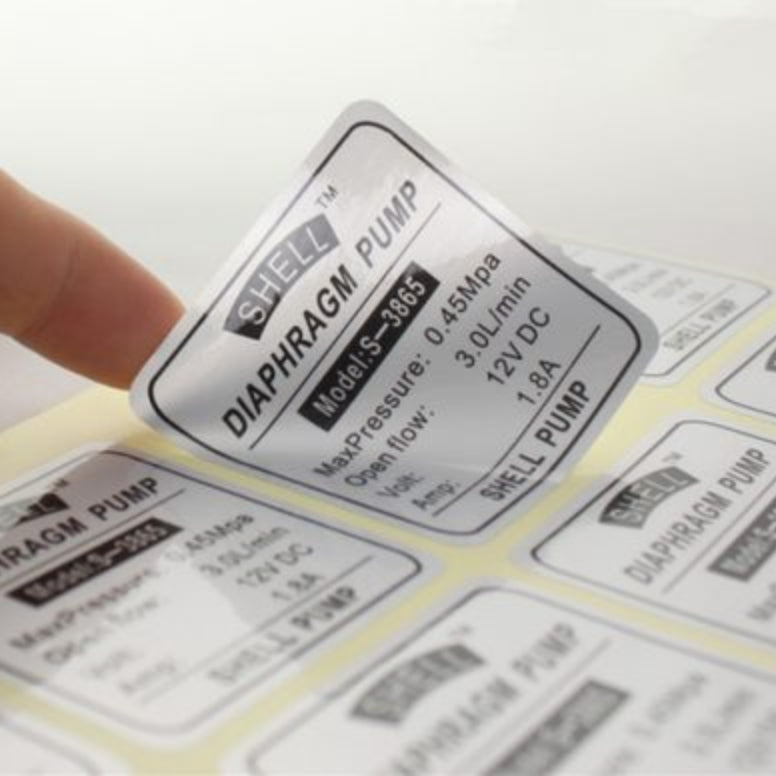 Silver  Sticker