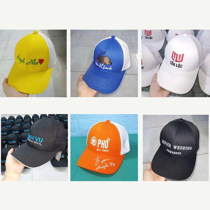 Custom Mesh Embroidered Hat