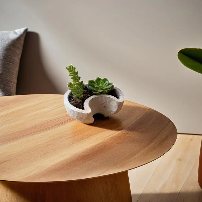 Crescent Moon Silicone Concrete Flower Pot Molds,Industrial Building Design Succulent Plant Molds Cement Clay Moulds Home Office Desk Decor
