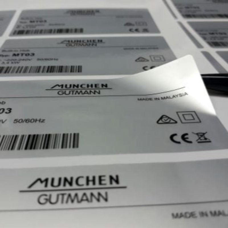Silver  Sticker