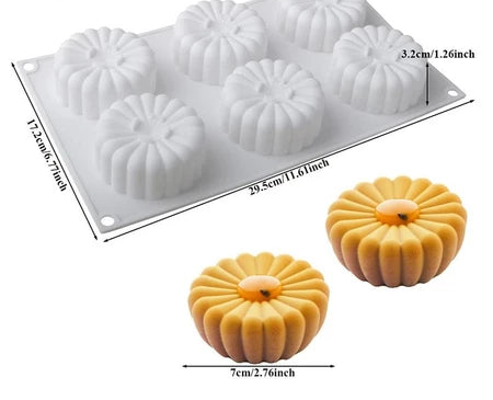 3D DIY heart/star/round/square silicone pudding mold