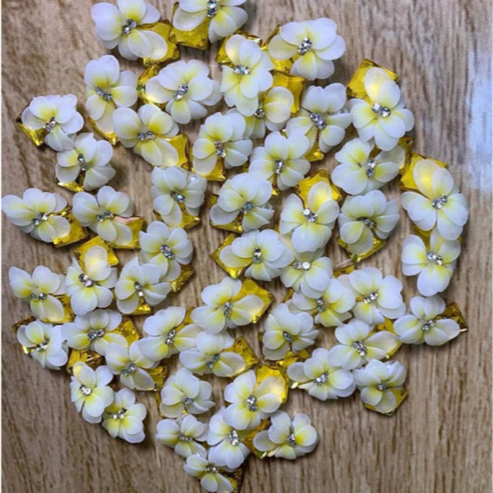 Hoa Bột Nail - Hoa Ôm Đá Vuông
