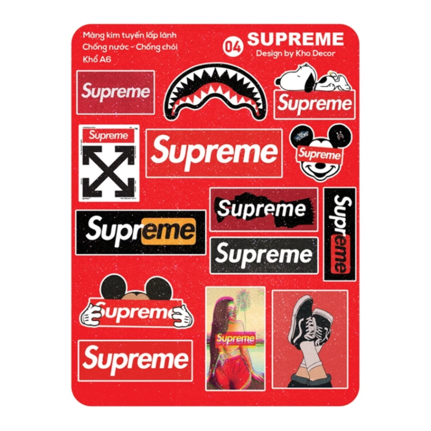 Matte Glitter Stickers