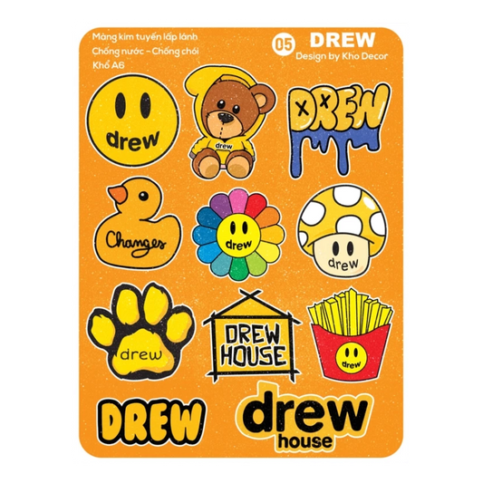 Matte Glitter Stickers