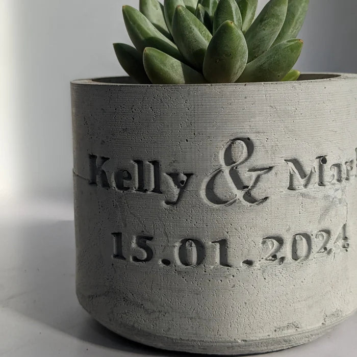 Custom Text Planter Molds