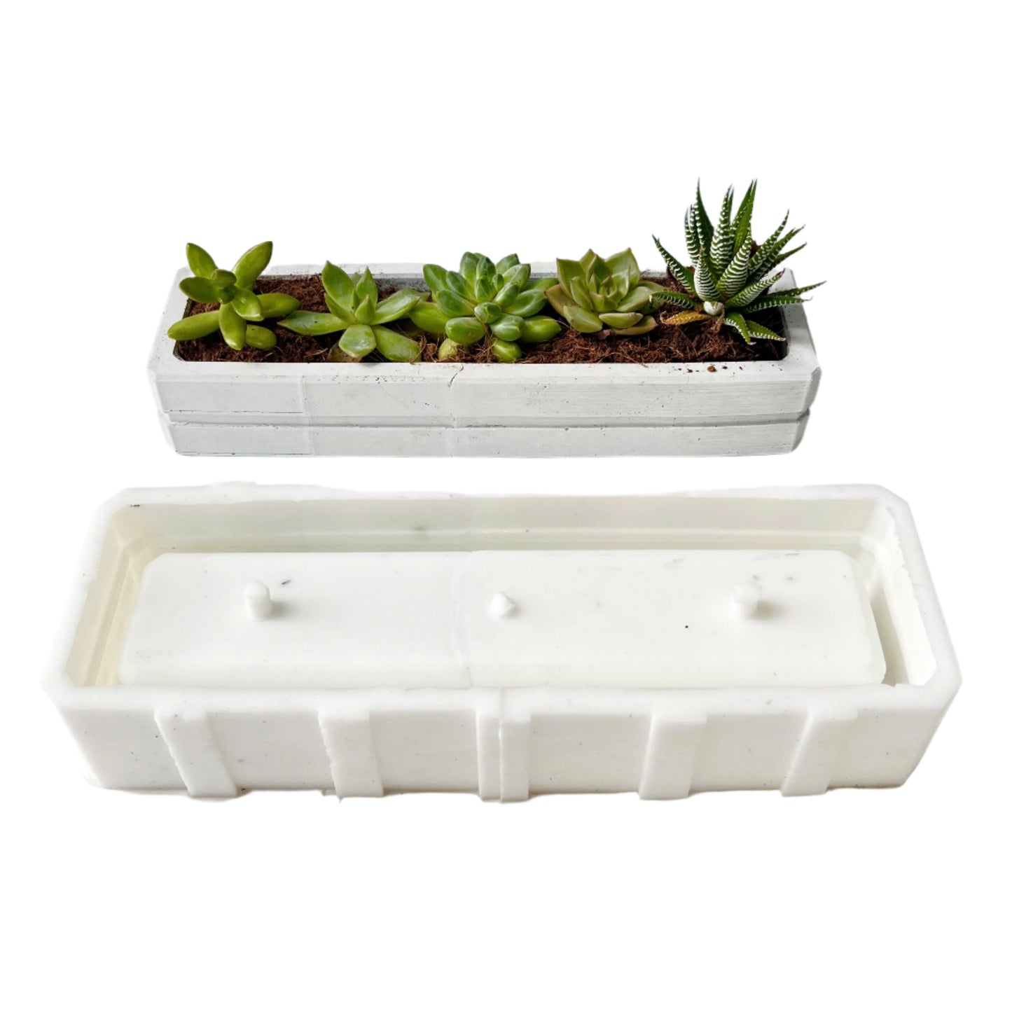 Rectangular Planter Silicone Molds