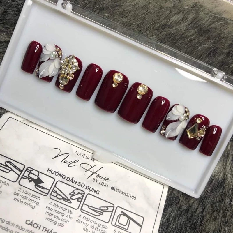 Hoa Bột Nail - Hoa Cánh Nhọn