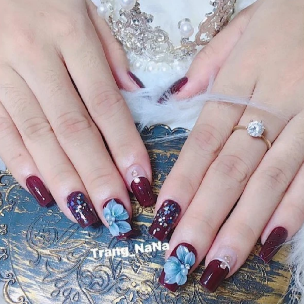 Hoa Bột Nail - Hoa Nửa Cánh Loại 2