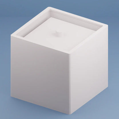 Silicone Planter Mold, Square Flower Pot Mold Succulent Plants Mold Candle Holder Mold for Home Garden Decor