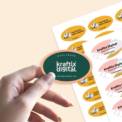 Oval Stickers