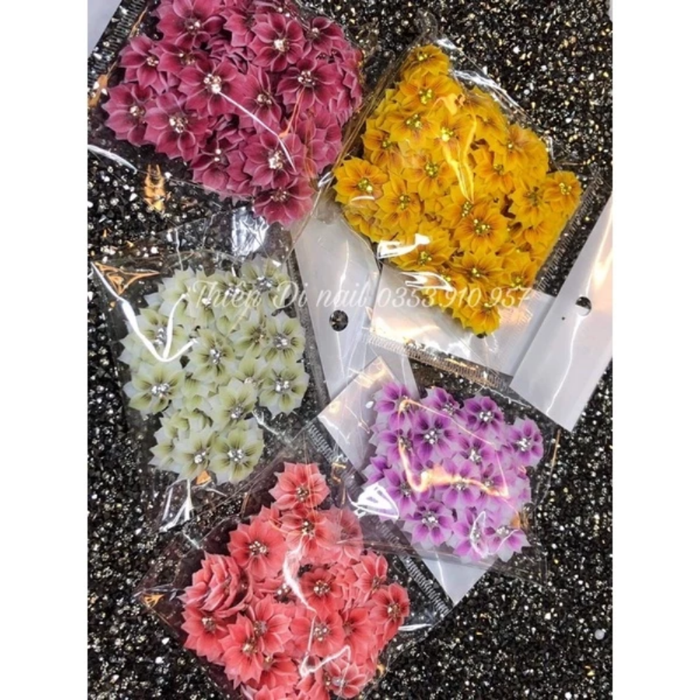 Hoa Bột Nail - Hoa Cúc Cho Móng Chân