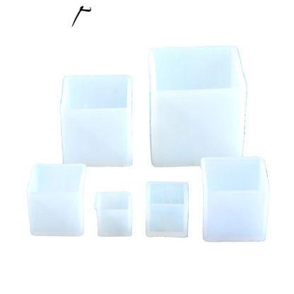 Silicone Cube Molds in Multiple Sizes (20mm - 65mm)
