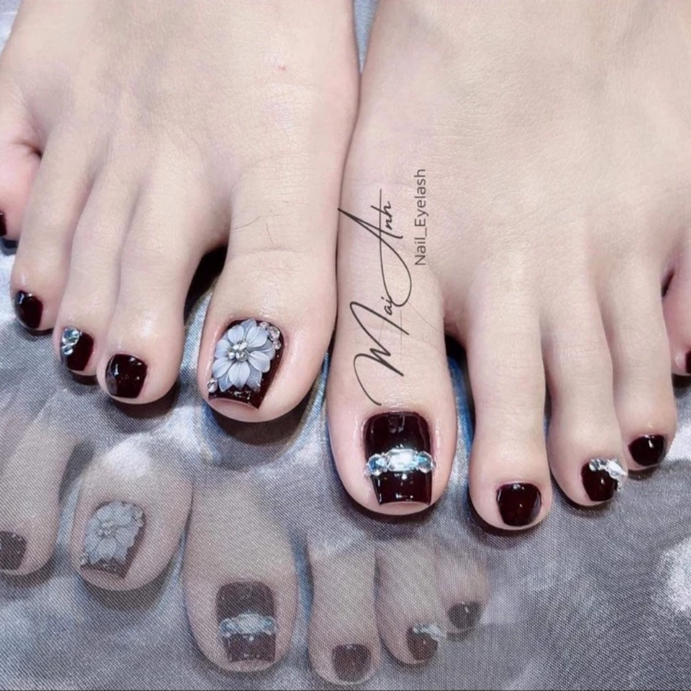 Hoa Bột Nail - Hoa Cúc Cho Móng Chân