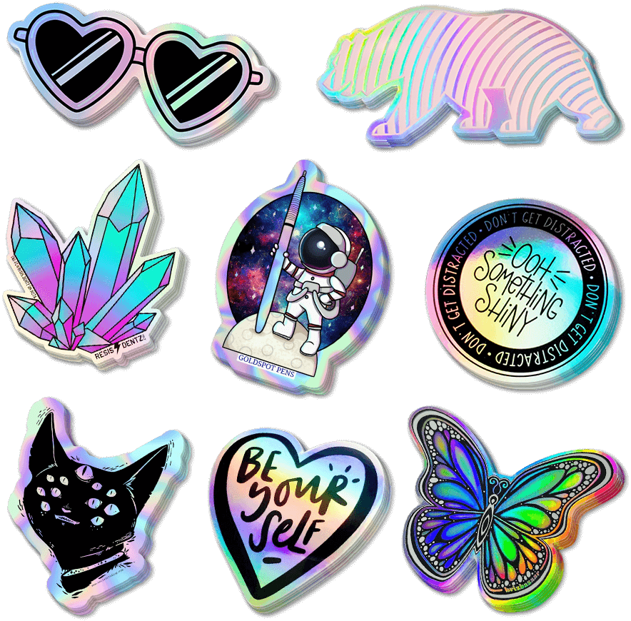 Holographic Stickers