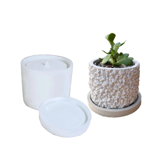 Minimalist Round Planter Silicone Molds