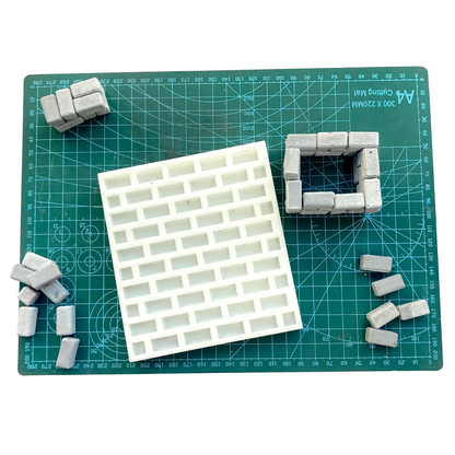 Miniature Brick Mold – Rectangular Brick Design