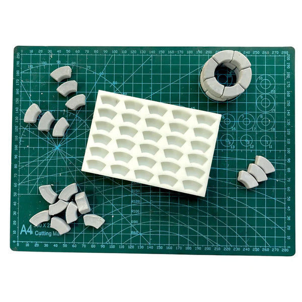 Miniature Brick Mold – Curved Miniature Bricks