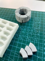 Miniature Brick Mold – Curved Miniature Bricks