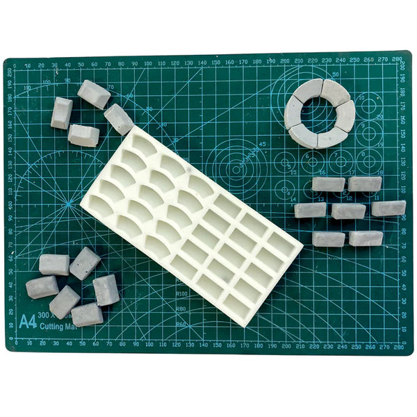 Coping Minature Bricks Mold