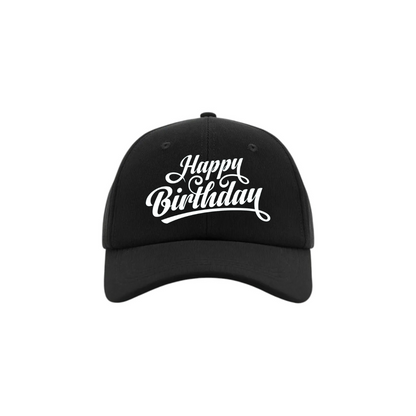 Happy Birthday Embroidery Hat