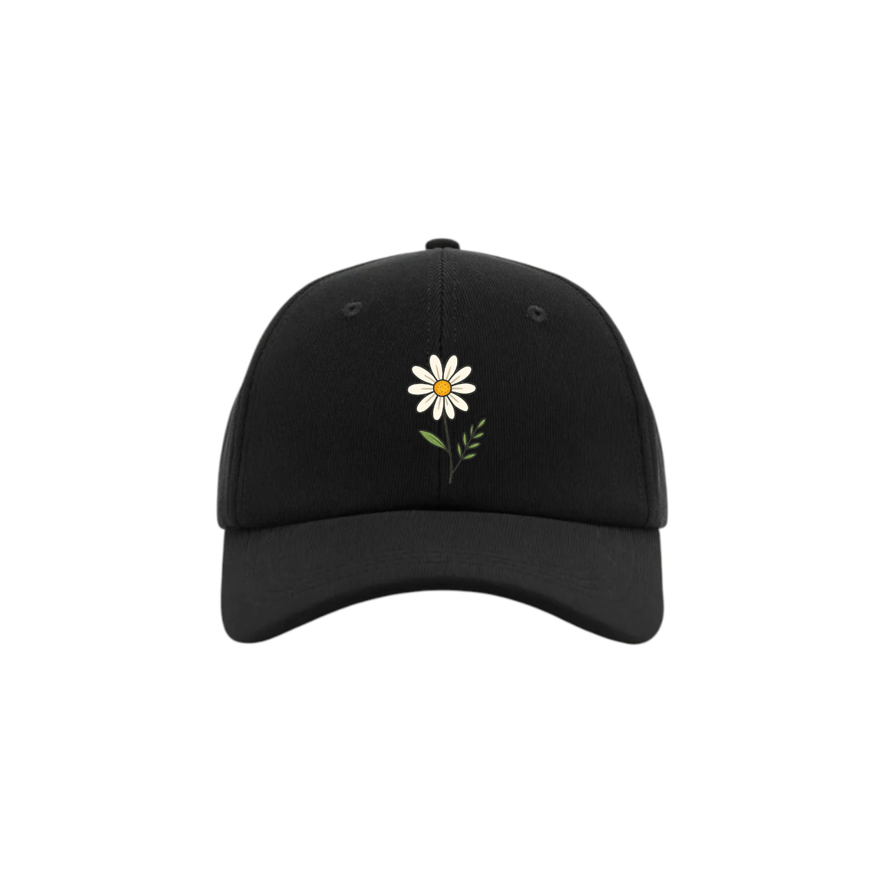 Daisy Flower Embroidered Hat