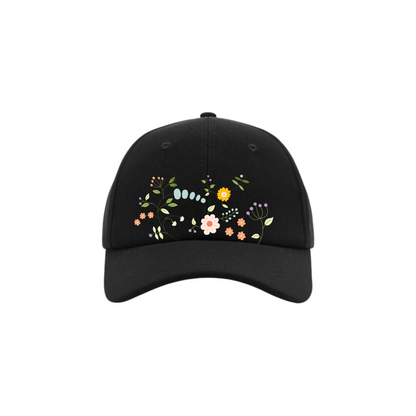 Floral Embroidered Hat