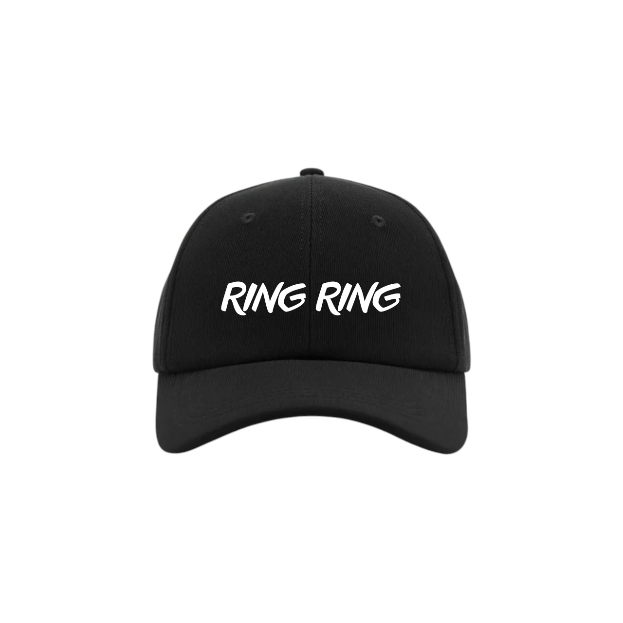 Embroidered "Ring Ring" Baseball Cap