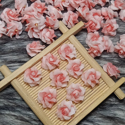Hoa Bột Nail - Hoa Hồng Fan Hai Màu