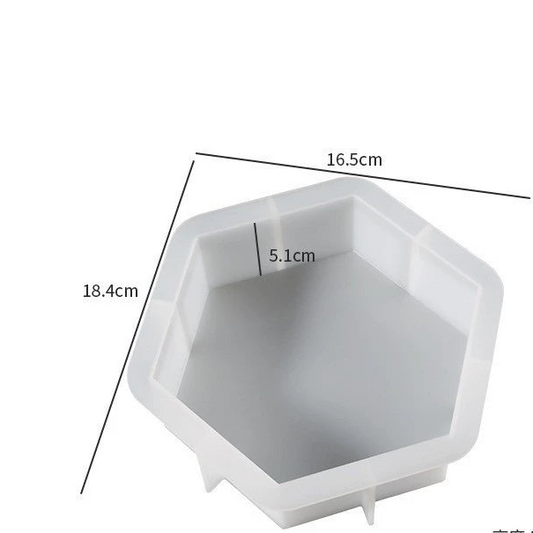 Multi-Size Hexagonal Silicone Mold Set