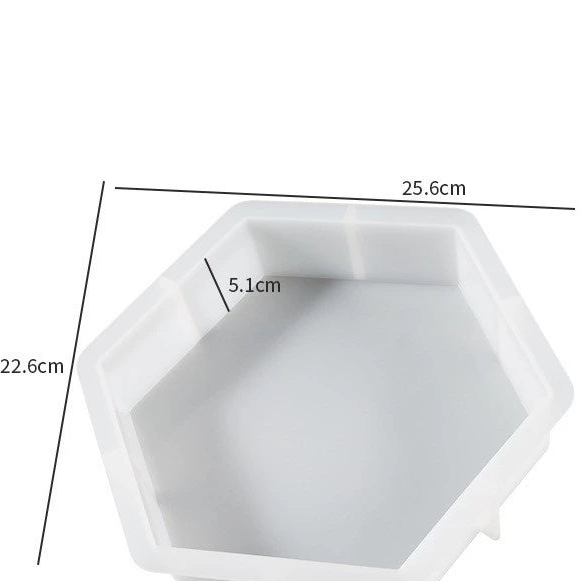Multi-Size Hexagonal Silicone Mold Set