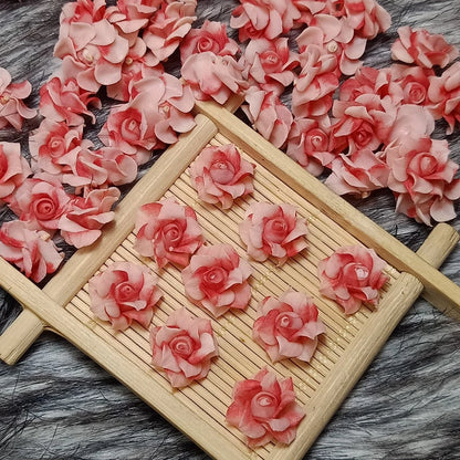 Hoa Bột Nail - Hoa Hồng Fan Hai Màu