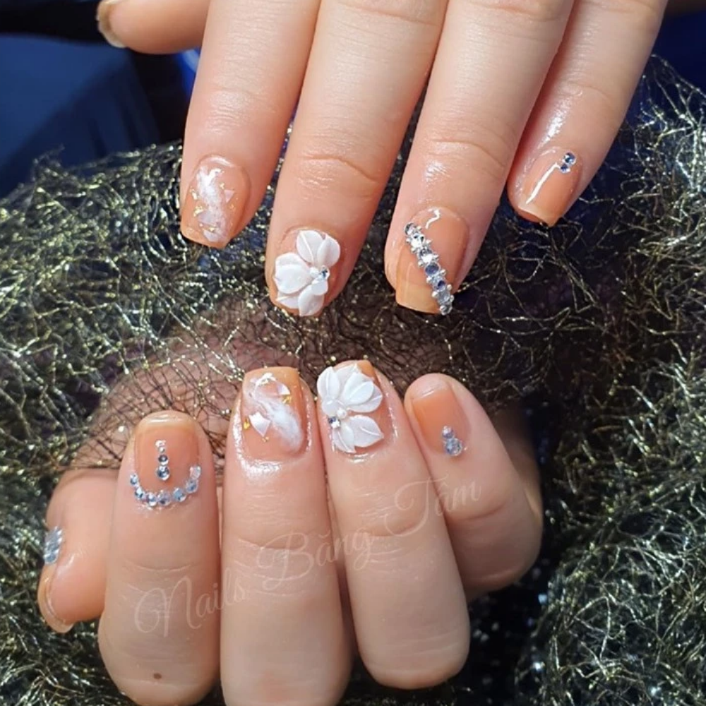 Hoa Bột Nail - Hoa Nửa Cánh Loại 2