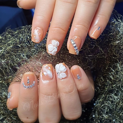 Hoa Bột Nail - Hoa Nửa Cánh Loại 2