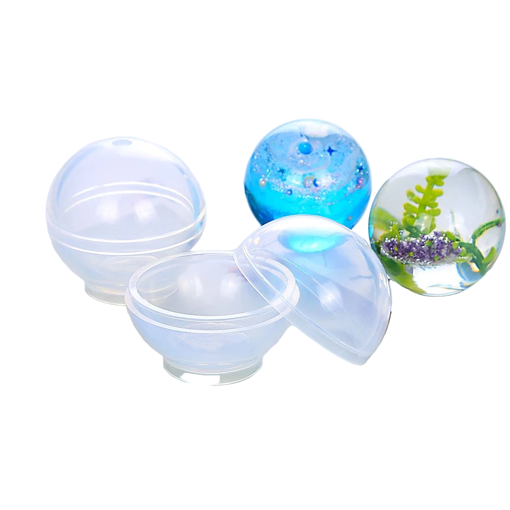 Silicone Crystal Sphere Molds (20-100mm)