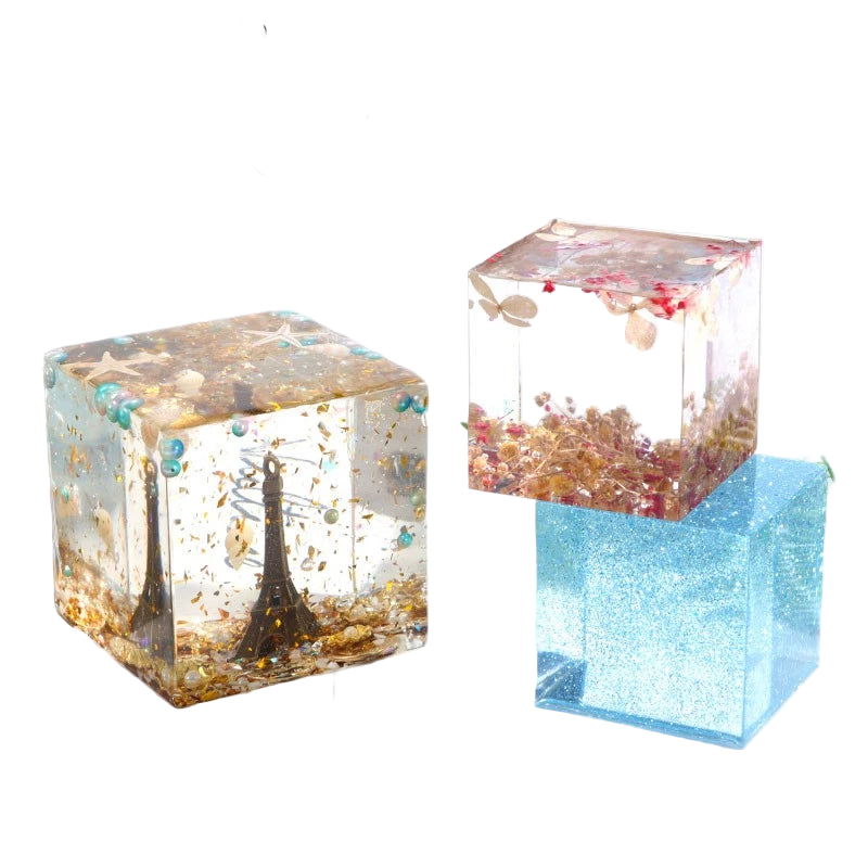 Silicone Cube Molds in Multiple Sizes (20mm - 65mm)
