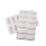 12-Cavity Mango Shape Silicone Mold for Mousse/Chocolate Cake