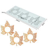 Leaf Shape Silicone Mold for Cake Decorating
