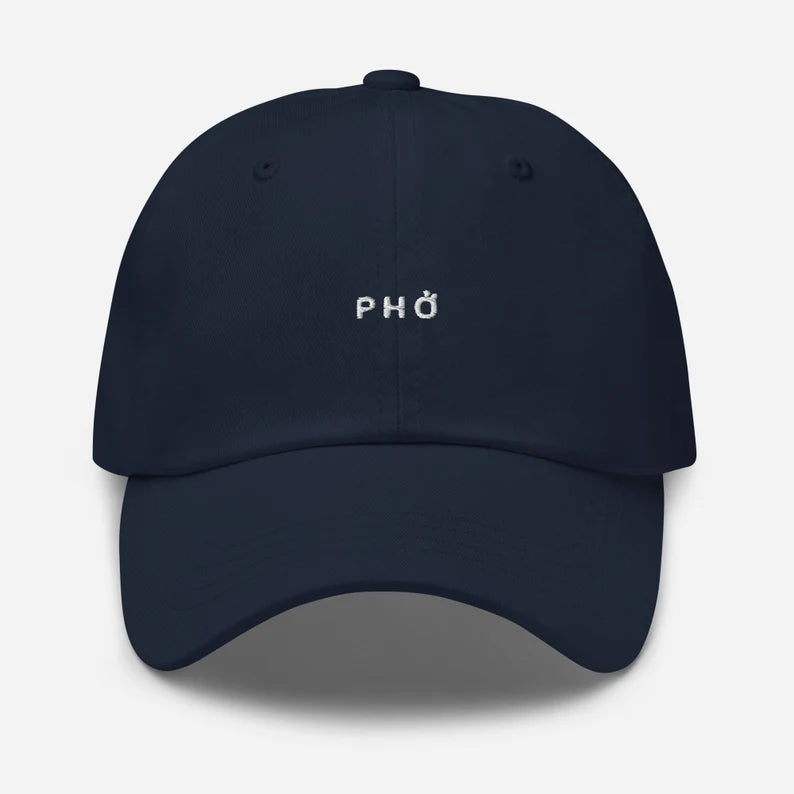 "Phở" Embroidered Hat - Vietnamese Noodle