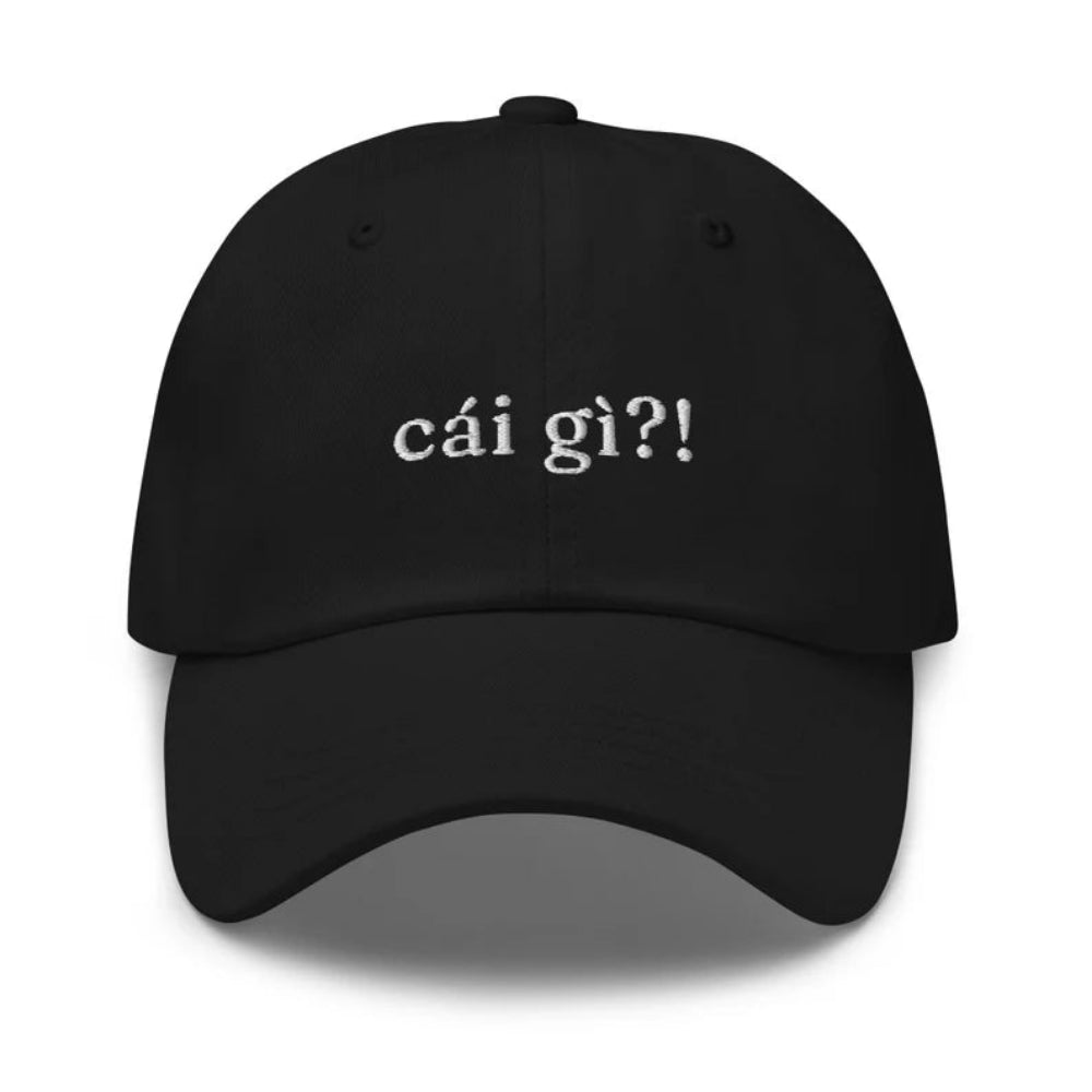 "Cái gì?!" Vietnamese Funny Dad Embroidered Hat