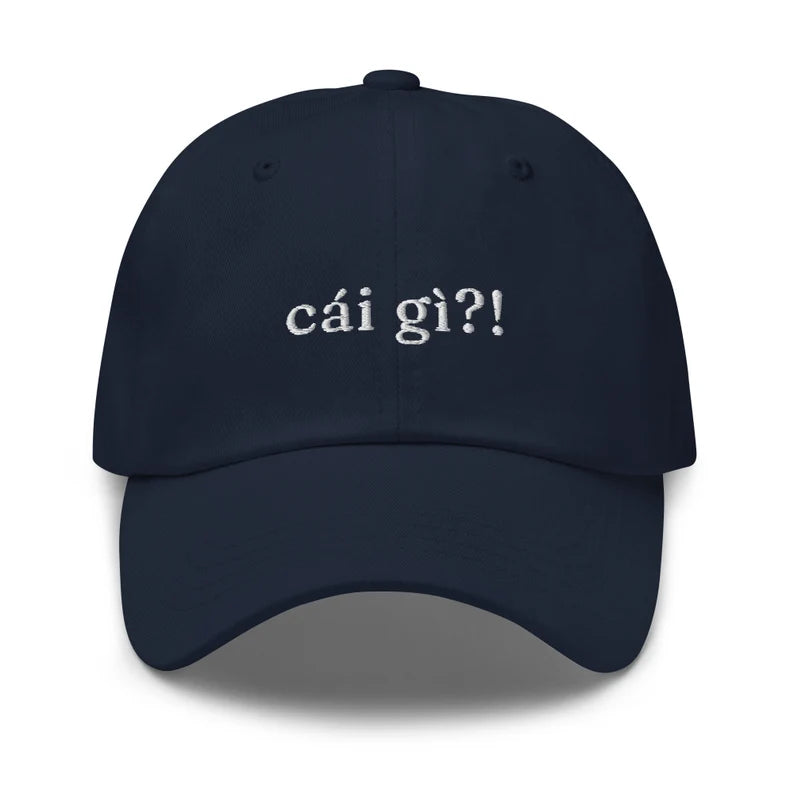 "Cái gì?!" Vietnamese Funny Dad Embroidered Hat