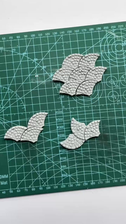 Miniature Brick Mold – Fan Shape Brick Design