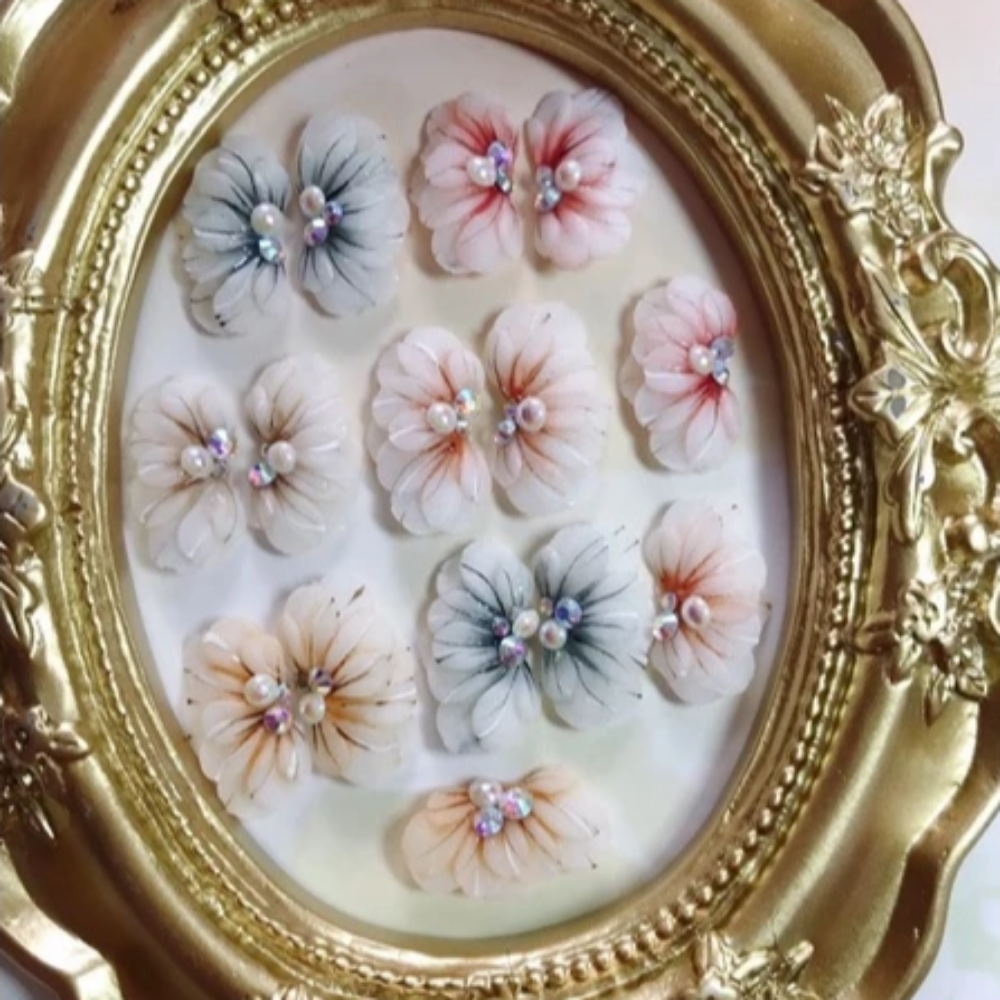 Hoa Bột Nail - Hoa Nửa Cánh