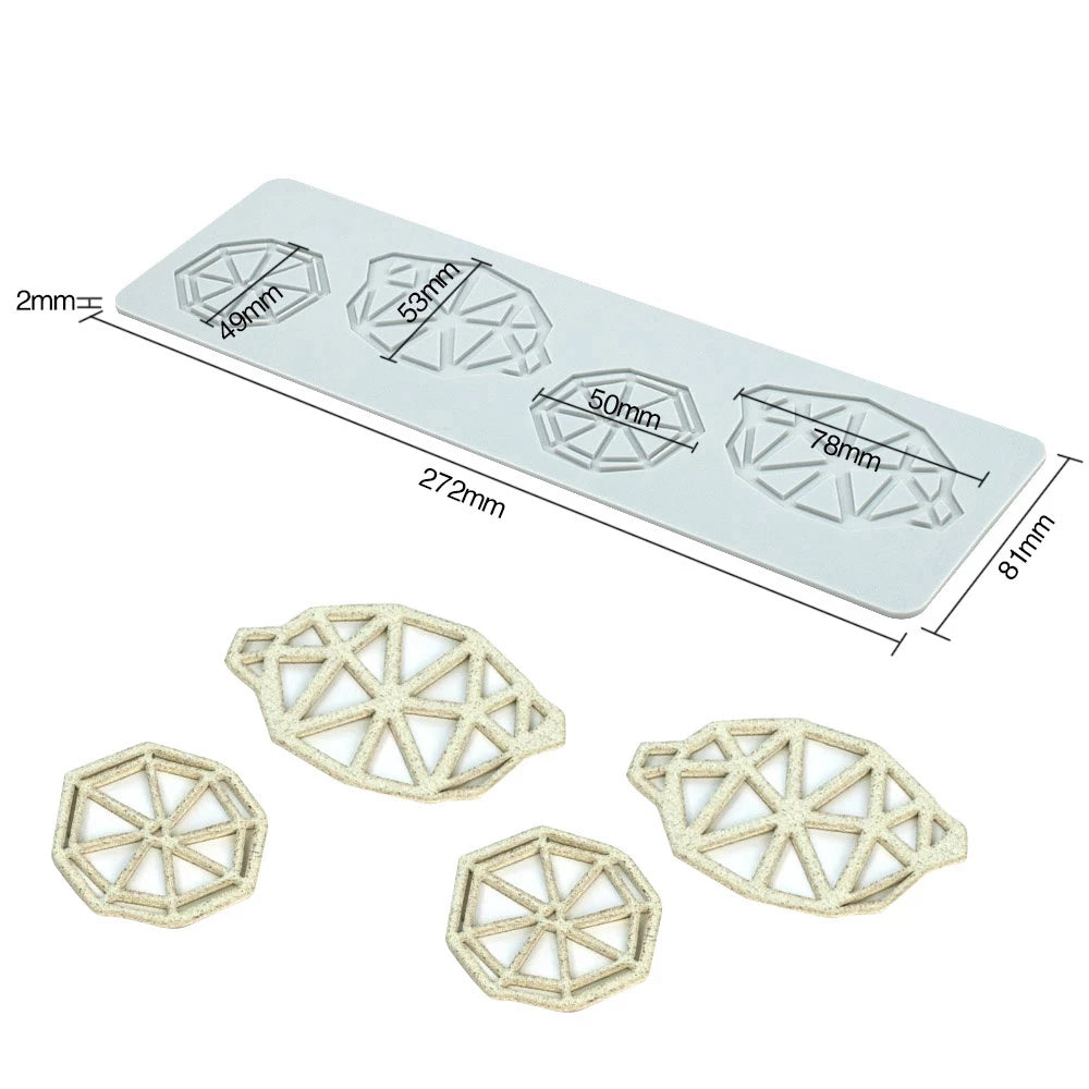Leaf Shape Silicone Mold for Cake Decorating
