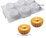 3D DIY heart/star/round/square silicone pudding mold