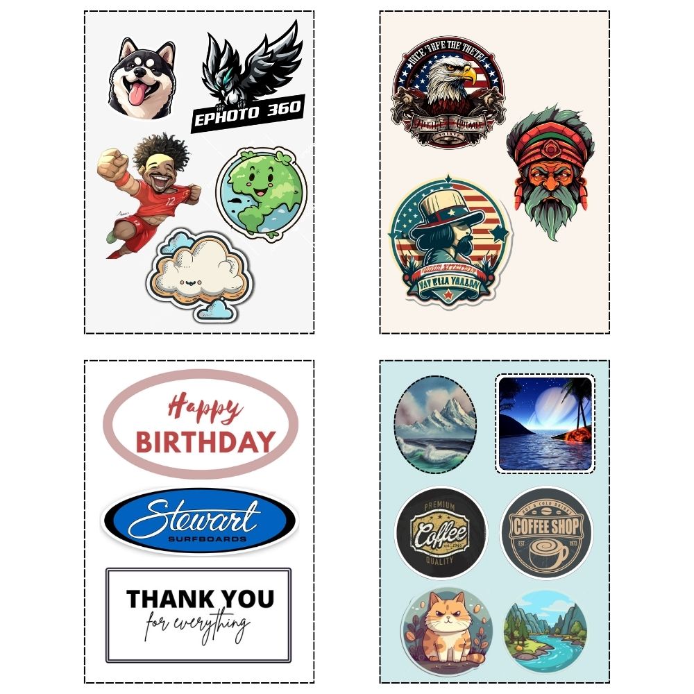 Paper Sticker Sheets