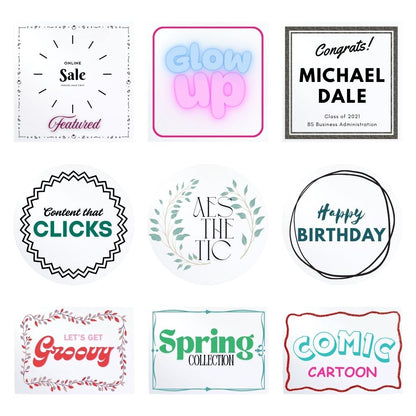 Clear Stickers