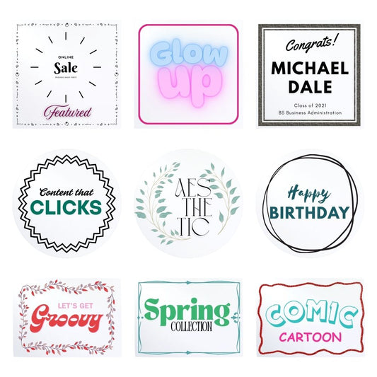Clear Stickers
