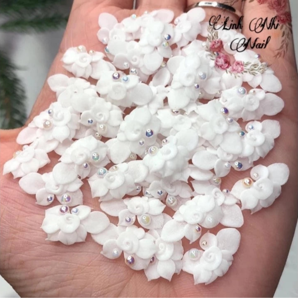 Hoa Bột Nail - Hoa Xoáy