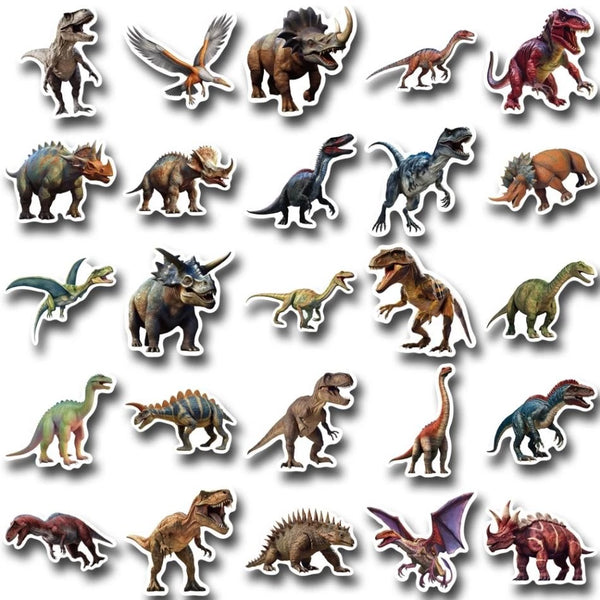 Jurassic Dinosaur Sticker Pack – Set of 50